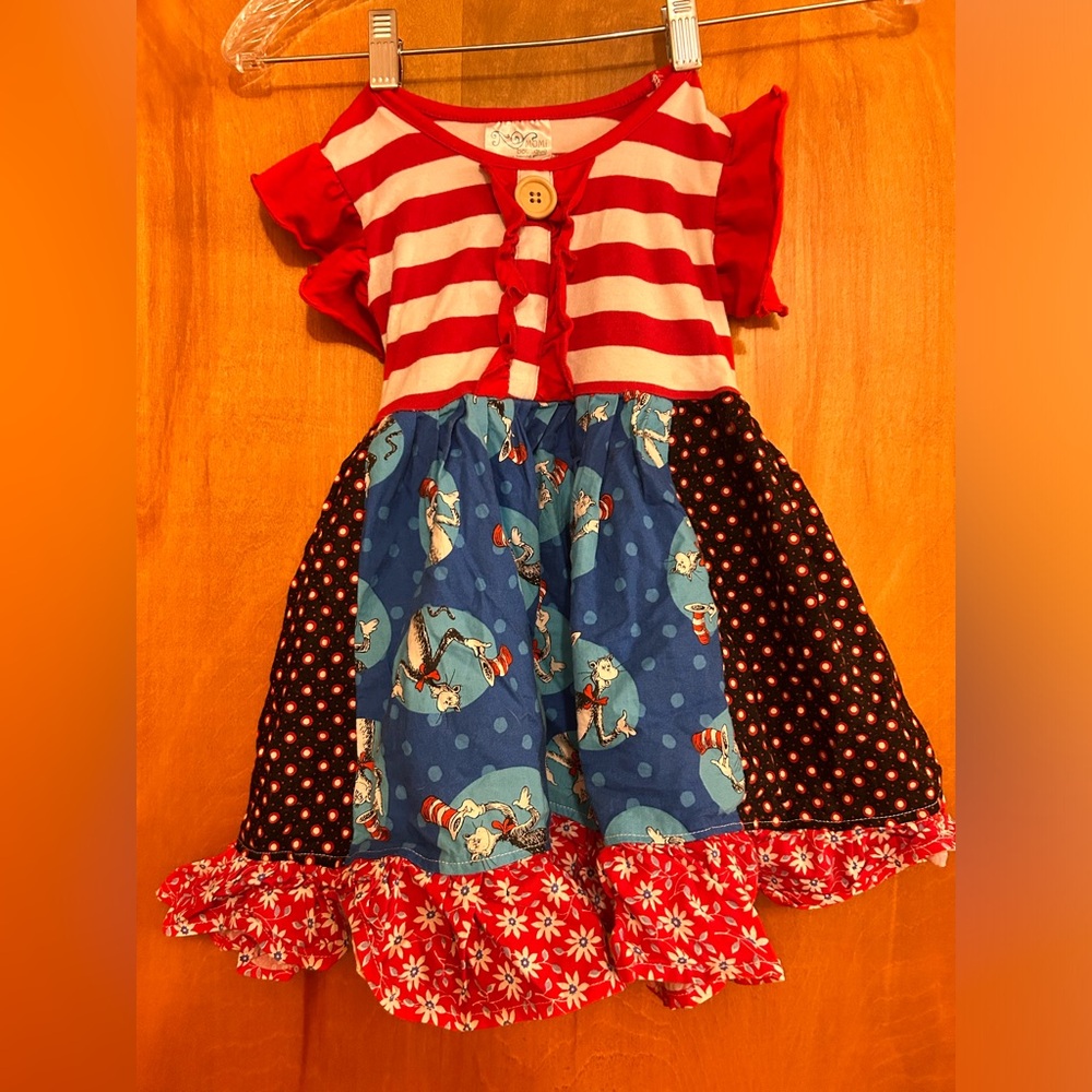 Dr. Seuss Cat In The Hat Momi Boutique Size 2
